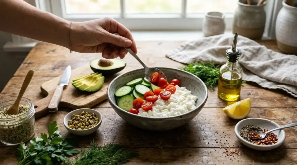 How to make a cottage cheese bowl in 5 minutes 